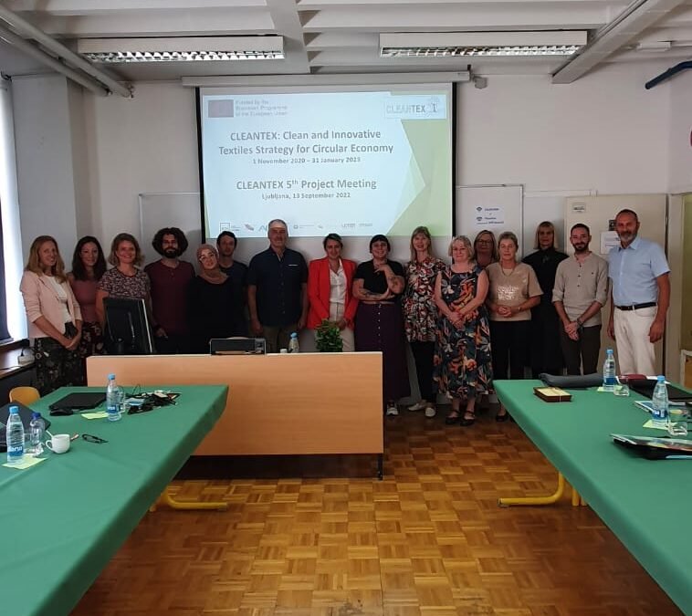 Cleantex consortium holds its 5th Transnational Project Meeting in Ljubljana!