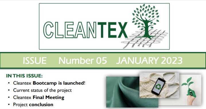 CLEANTEX launches its fifth and last newsletter!